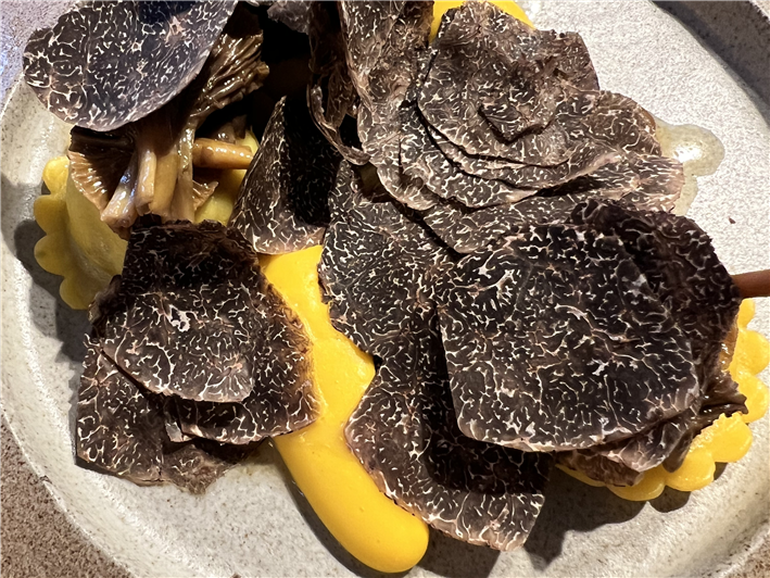 pasta with black truffle